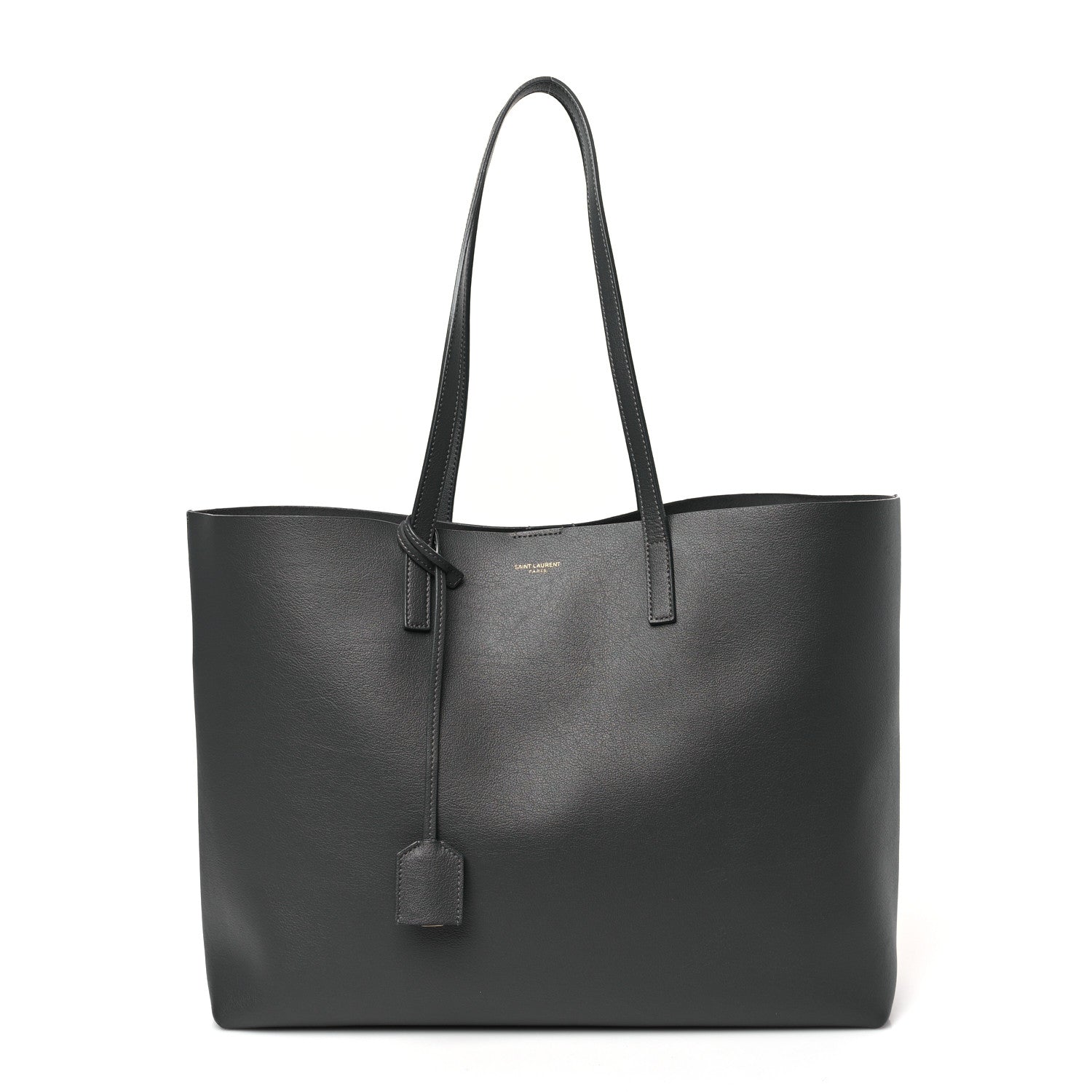 Saint Laurent Calfskin Large Shopping Tote Earth 3 of 12