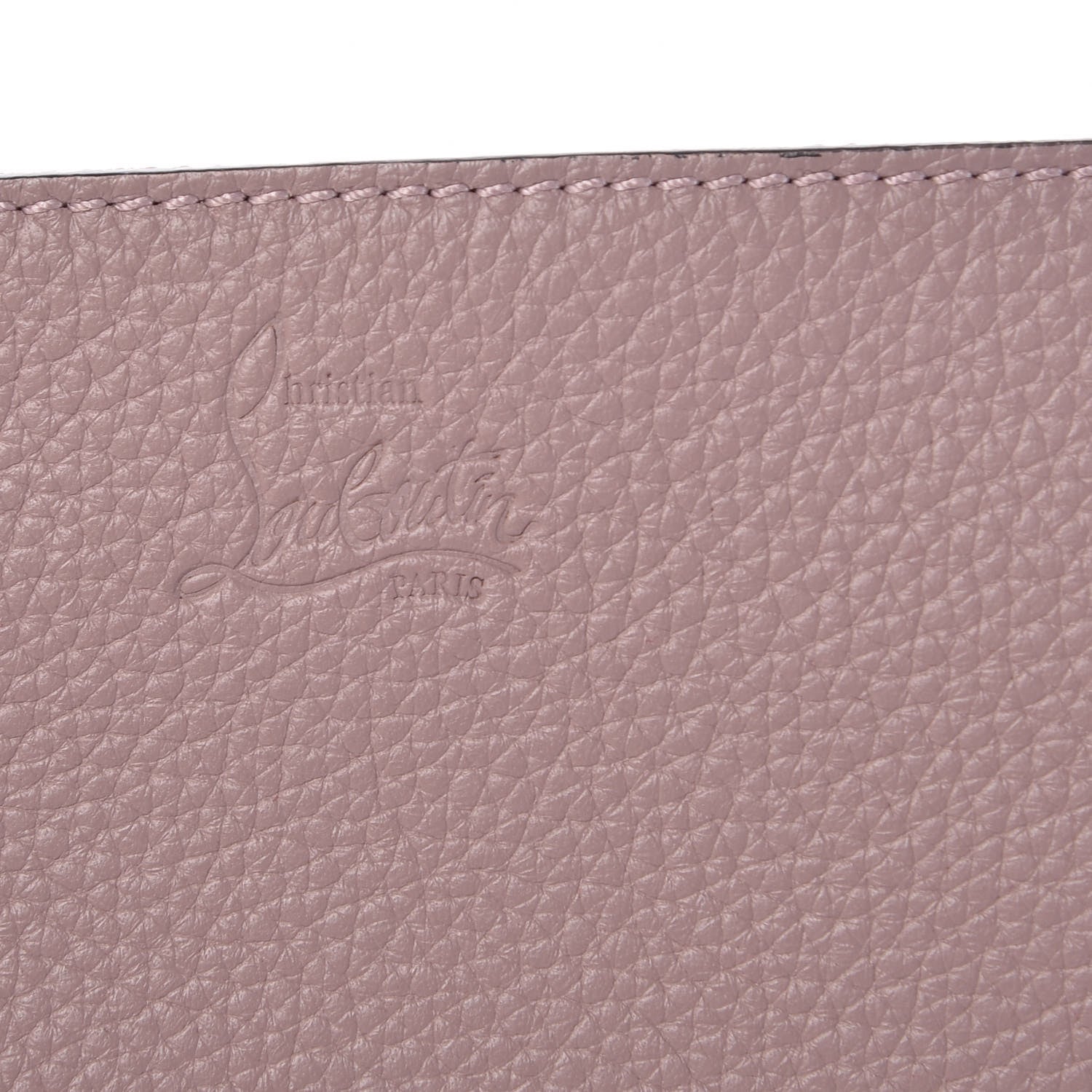 Christian Louboutin Calfskin Empire Loubicute Charms Clutch Antic Black 7 of 9