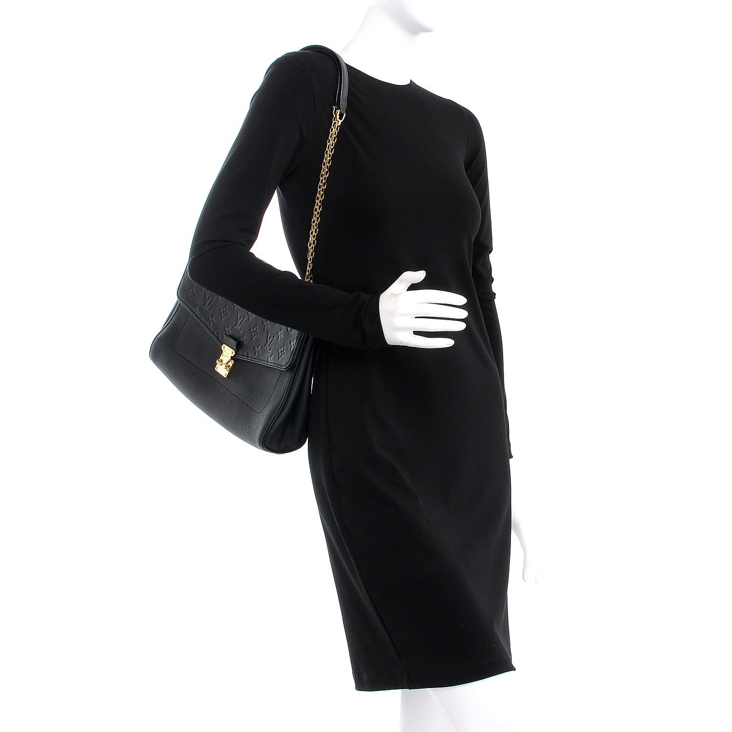 Louis Vuitton Empreinte Saint Germain MM Black 3 of 9