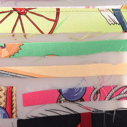 Hermes Rubber Silk Louvre Musuem Tote Multicolor 11 of 20