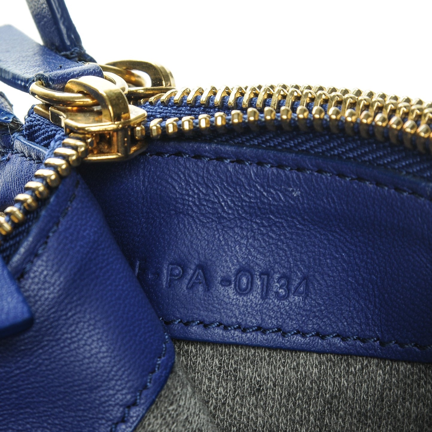 Lambskin Small Trio Crossbody Bag Indigo