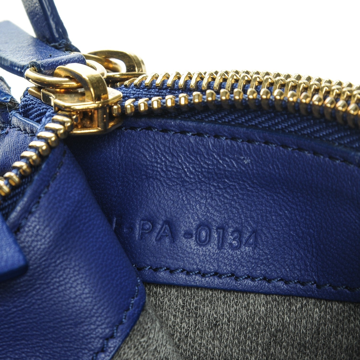 Celine Lambskin Small Trio Crossbody Bag Indigo 7 of 7