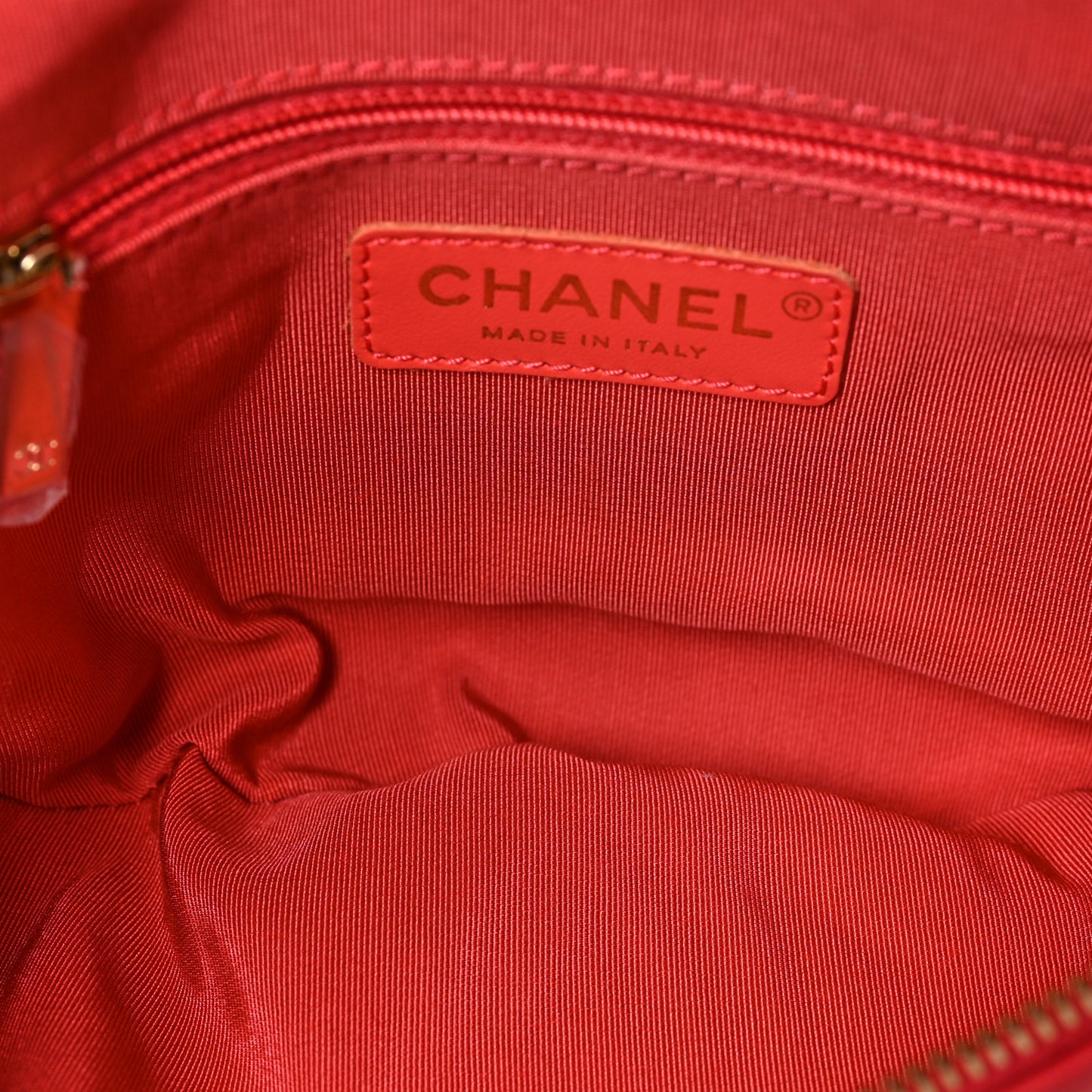 Lambskin Quilted Studded Waist Bag Red