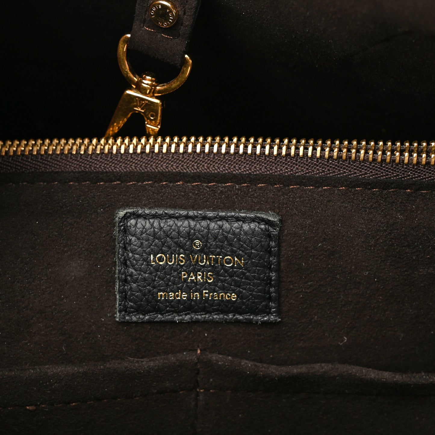 Calfskin Monogram Kimono Tote PM Black