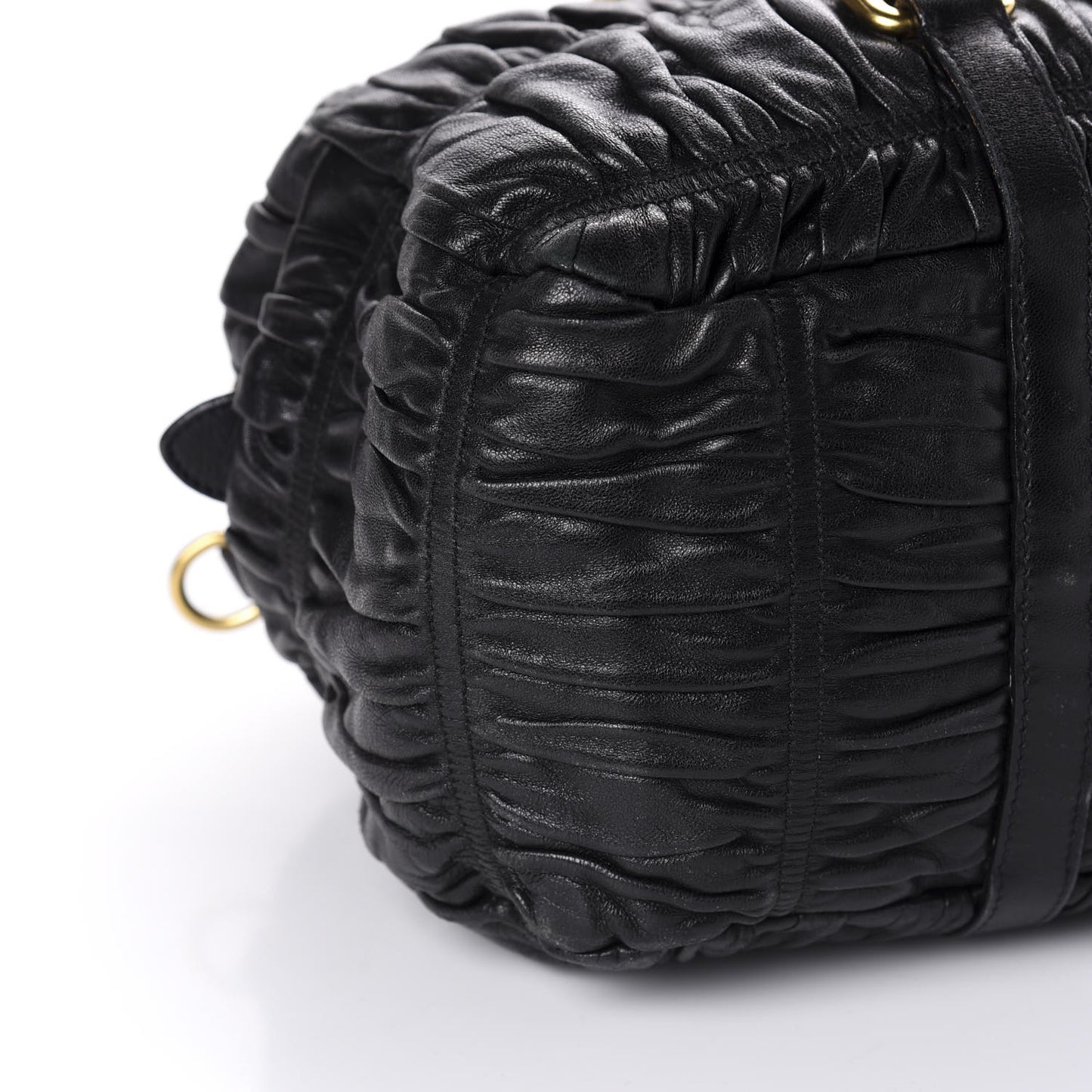 Nappa Gaufre Tote Black