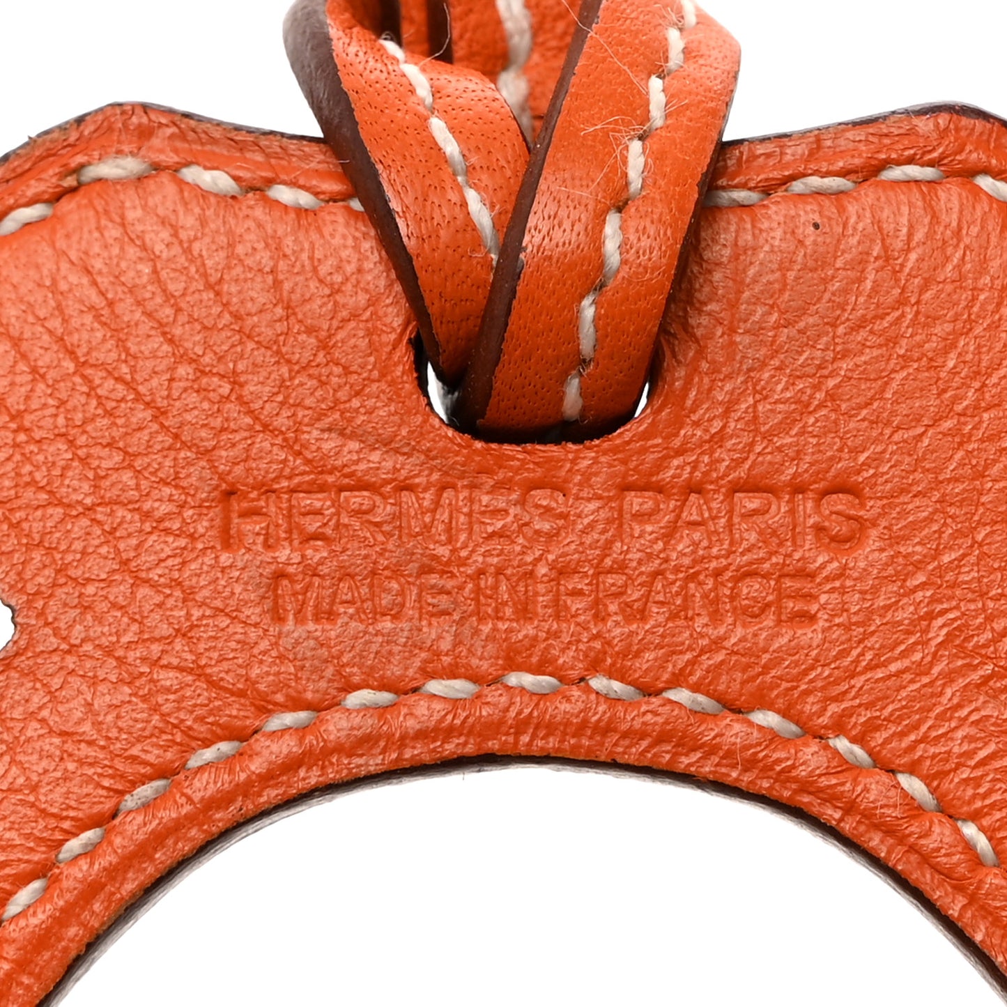 Swift Paddock Horseshoe Bag Charm Orange