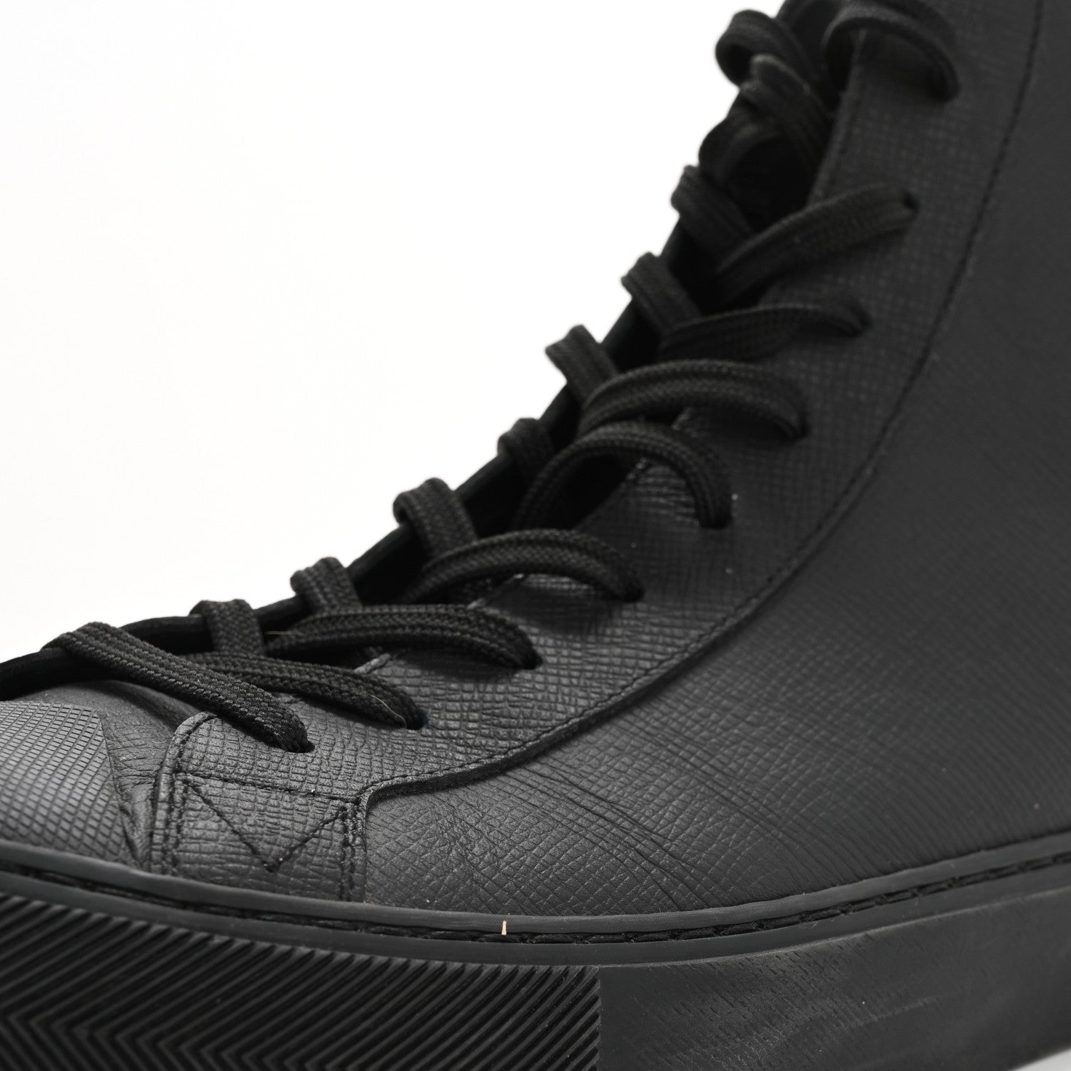 Louis Vuitton Calfskin LV Tattoo Sneaker Boots 8 Black 12 of 14