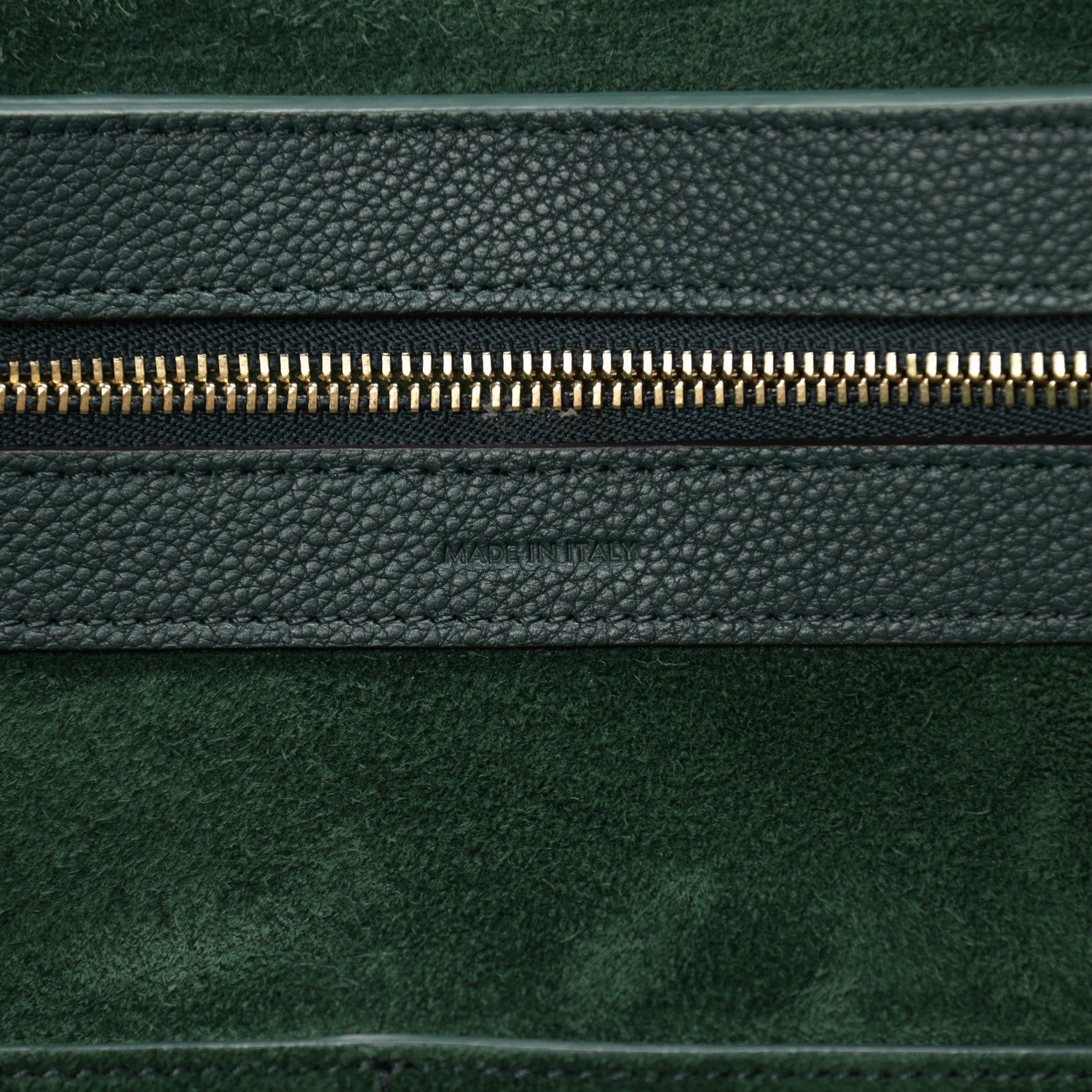 Celine Soft Grained Calfskin Small Belt Cabas Phantom Amazone 7 of 10