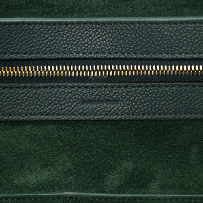 Celine Soft Grained Calfskin Small Belt Cabas Phantom Amazone 7 of 10