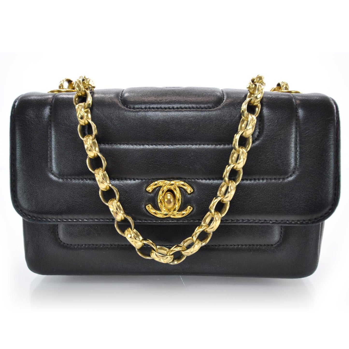 Lambskin Mini Flap Black
