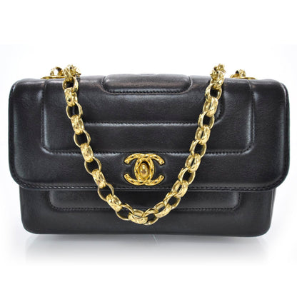 Chanel Lambskin Mini Flap Black 1 of 7