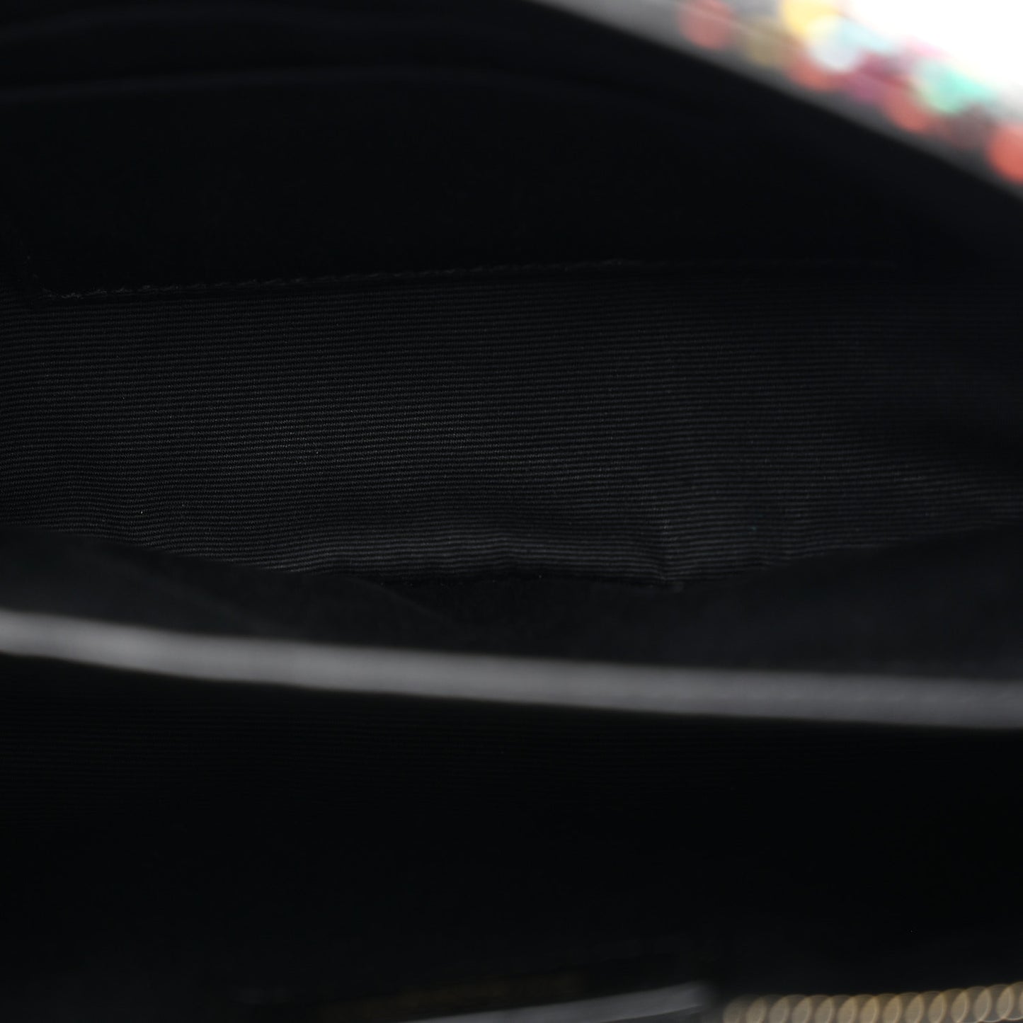 Tweed Toy Loulou Shoulder Bag Black