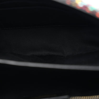 Saint Laurent Tweed Toy Loulou Shoulder Bag Black 5 of 10