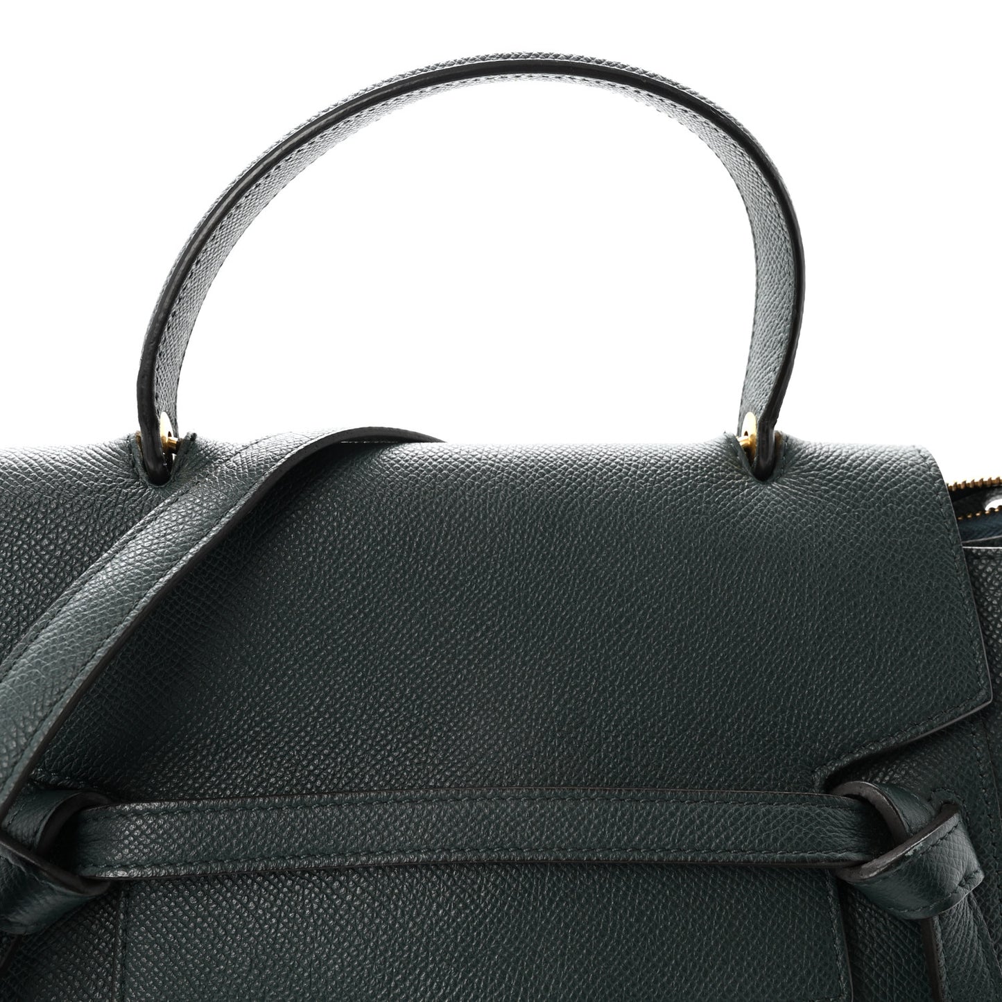 Grained Calfskin Micro Belt Bag Amazone