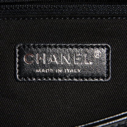 Chanel Metallic Goatskin Medium City Rock Flap Black 8 of 9