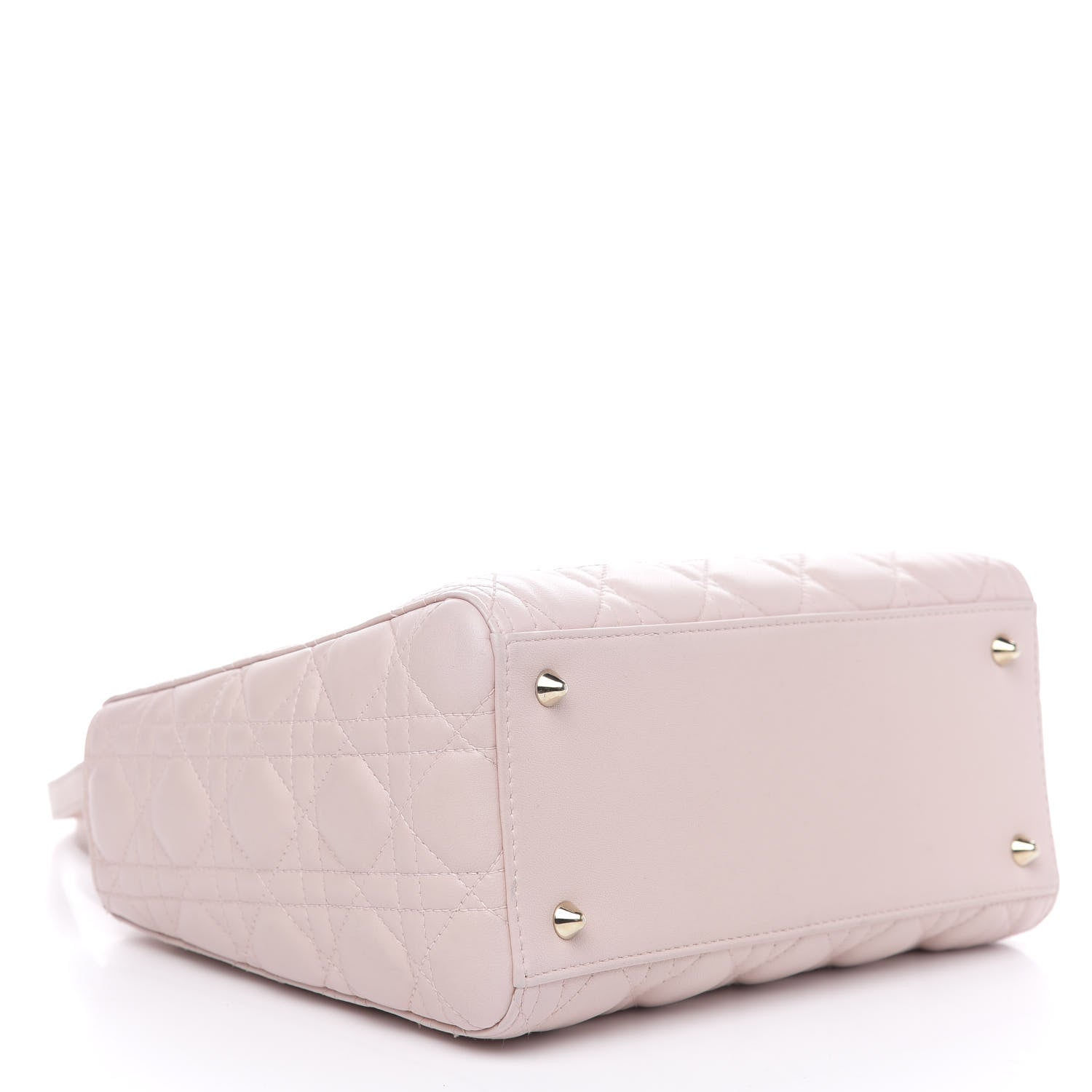 Christian Dior Lambskin Cannage Medium Lady Dior Light Pink 4 of 15