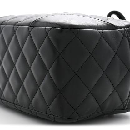 Chanel Calfskin Quilted Small Cambon Bowler Black White 10 of 10