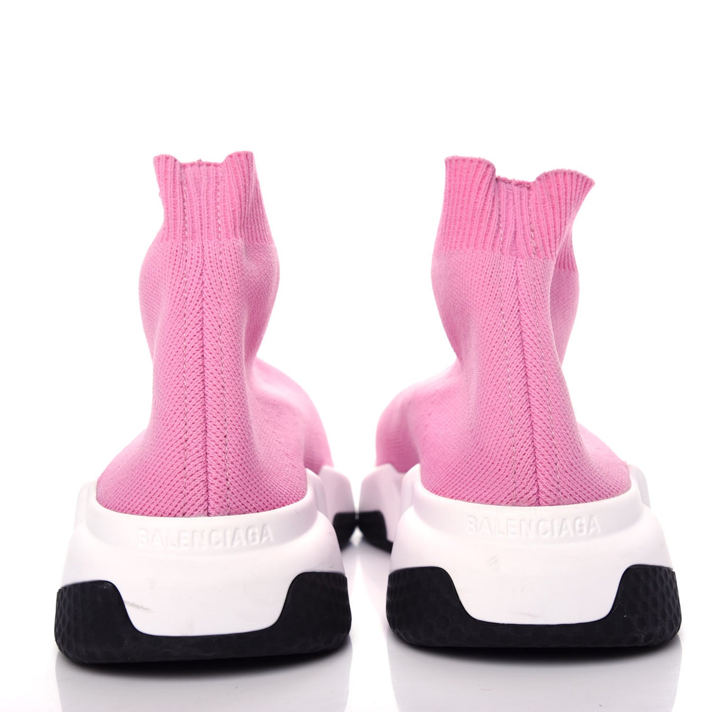 Neoprene Knit Womens Speed Sneakers 36 Pink White Black