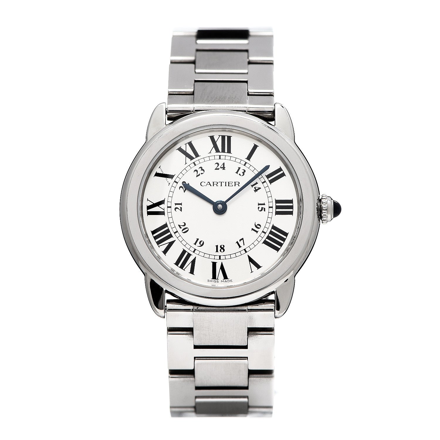 Cartier Stainless Steel 29mm Ronde Solo Quartz Watch 1 of 6