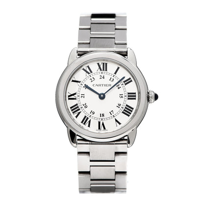 Cartier Stainless Steel 29mm Ronde Solo Quartz Watch 1 of 6