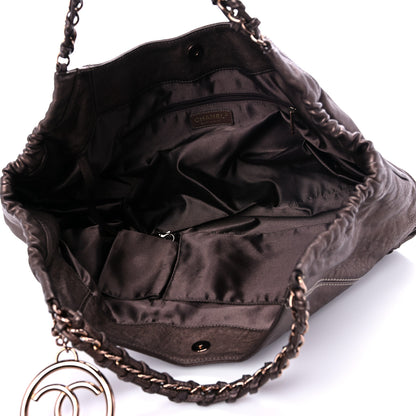 Chanel Metallic Calfskin Baby Coco Cabas Bronze 5 of 11