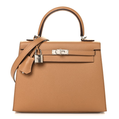 Hermes Epsom Kelly Sellier 25 Biscuit 1 of 13