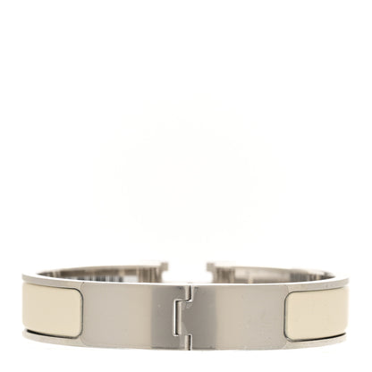 Hermes Enamel Narrow Clic Clac H Bracelet PM Creme 3 of 5