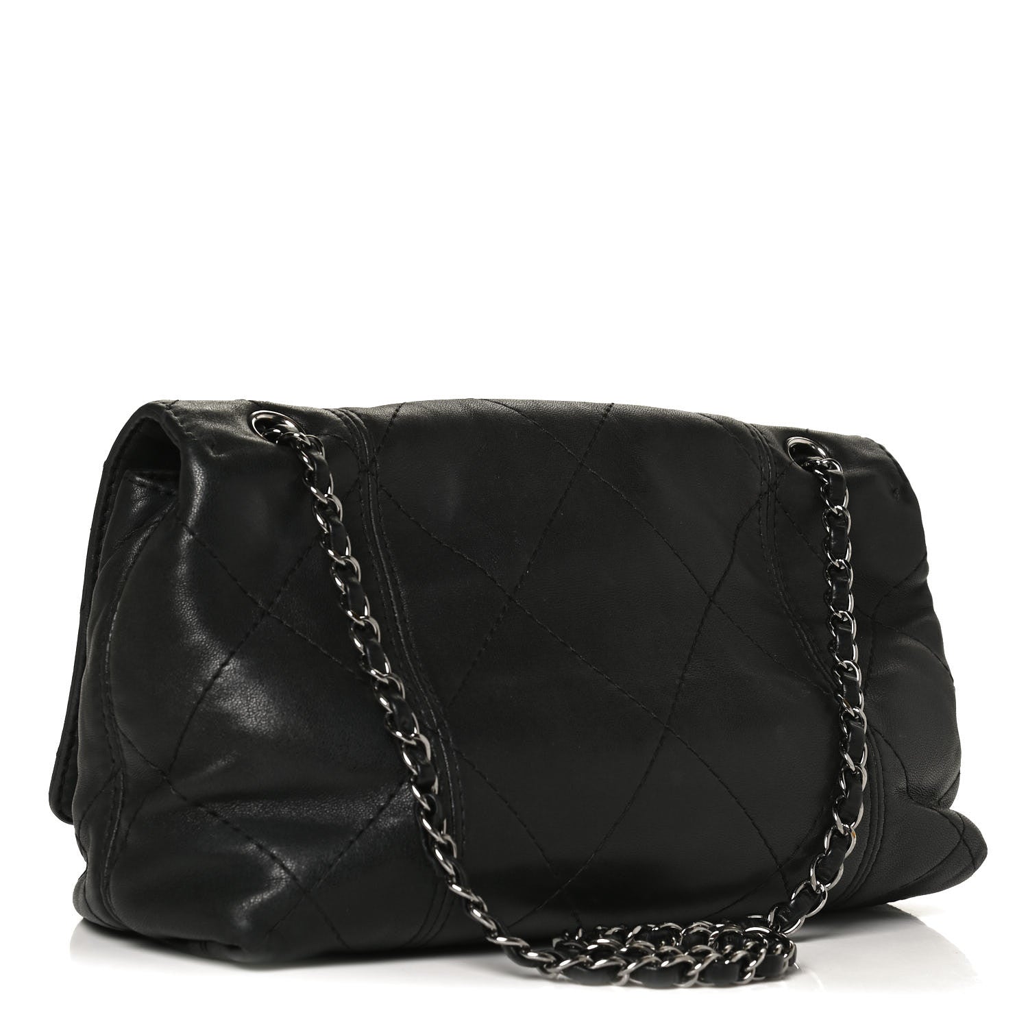 Chanel Lambskin Quilted Large Soft Touch Flap Black 3 of 12