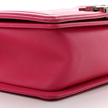 Chanel Lambskin Quilted Medium Boy Flap Pink 9 of 10