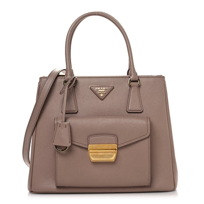 Prada Saffiano Lux Galleria Front Pocket Tote Cipria 1 of 11