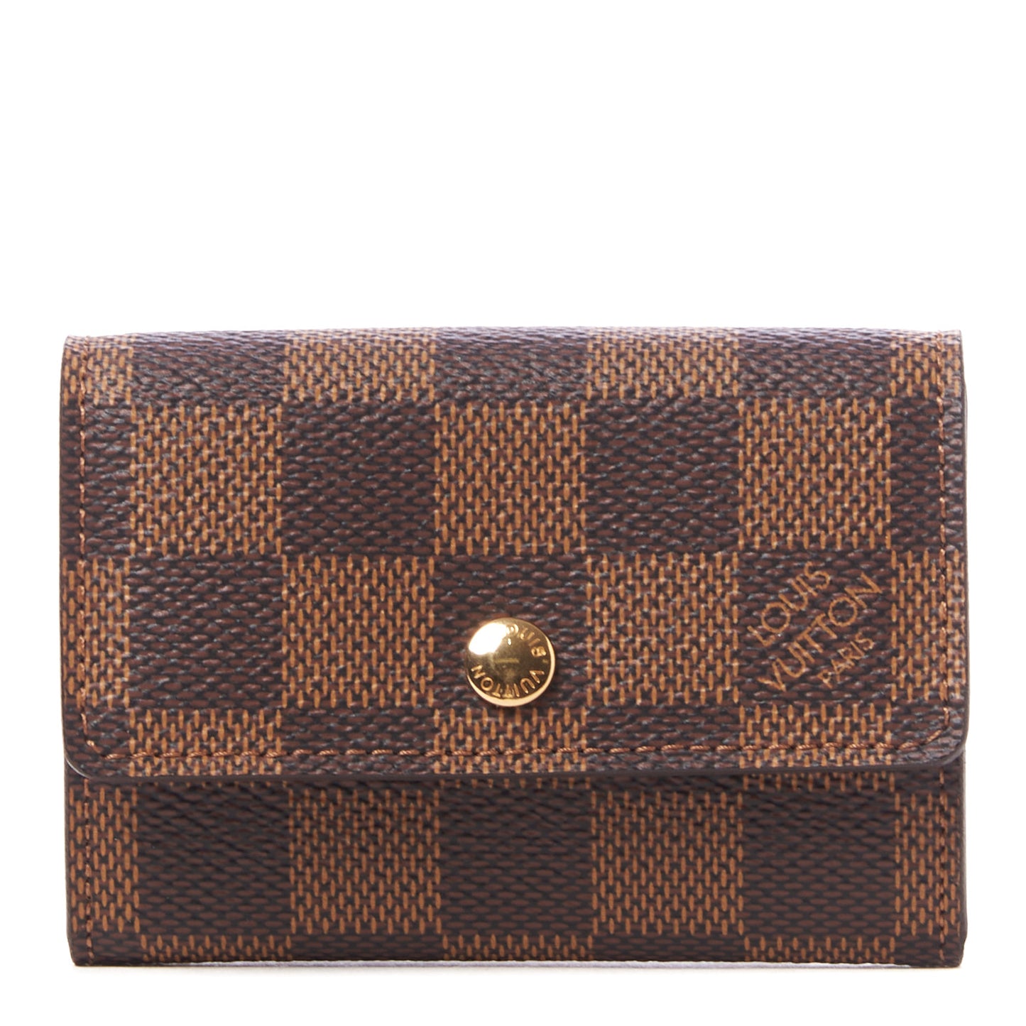 Damier Ebene Porte-Monnaie Plat Coin Purse