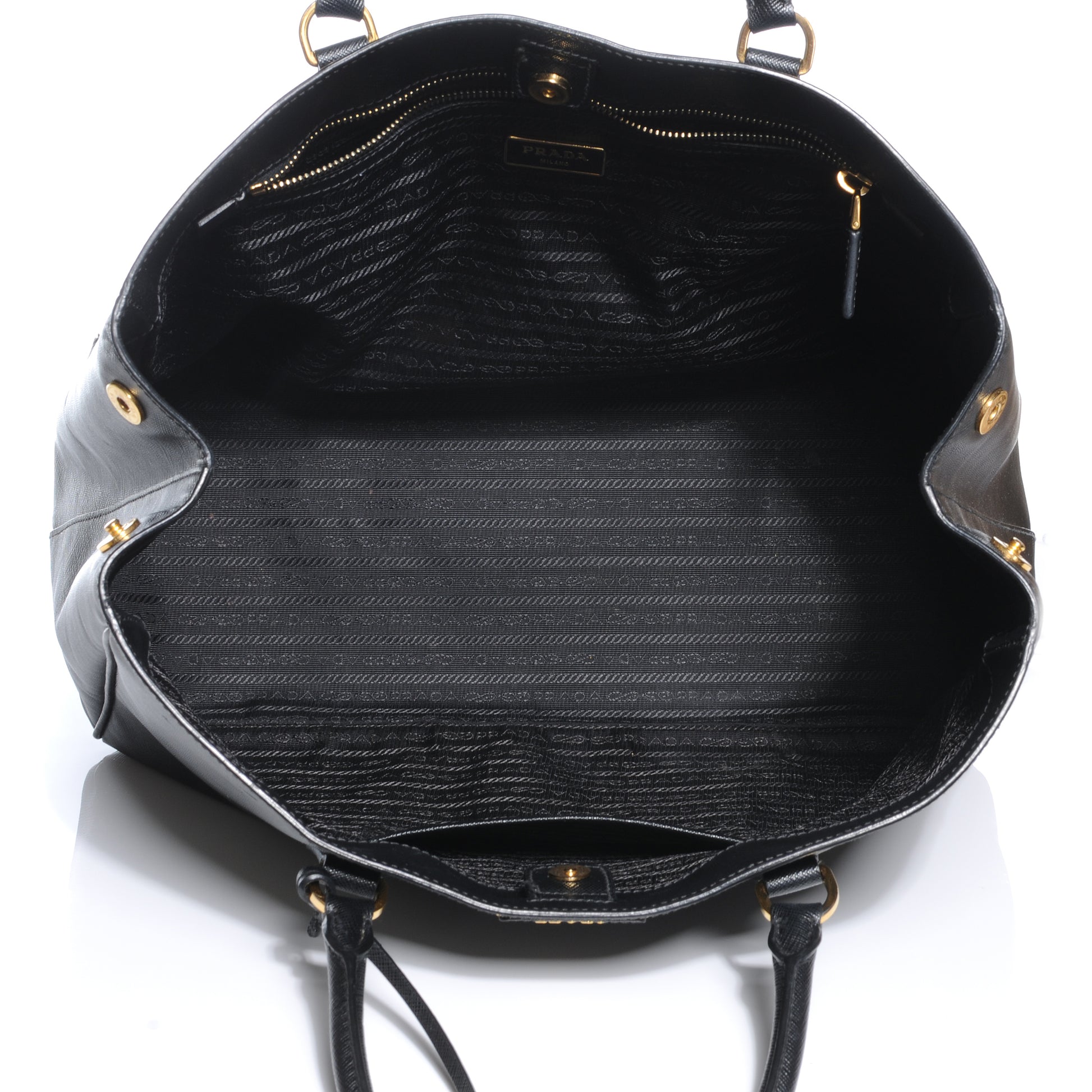 Prada Saffiano Lux Tote Nero Black 8 of 8