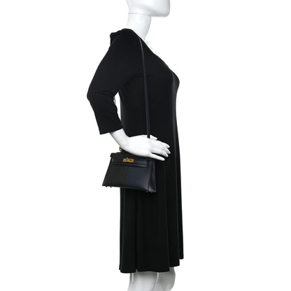 Hermes Epsom Casaque Mini Kelly Sellier 20 Black Bleu Indigo Rouge Grenat 2 of 9