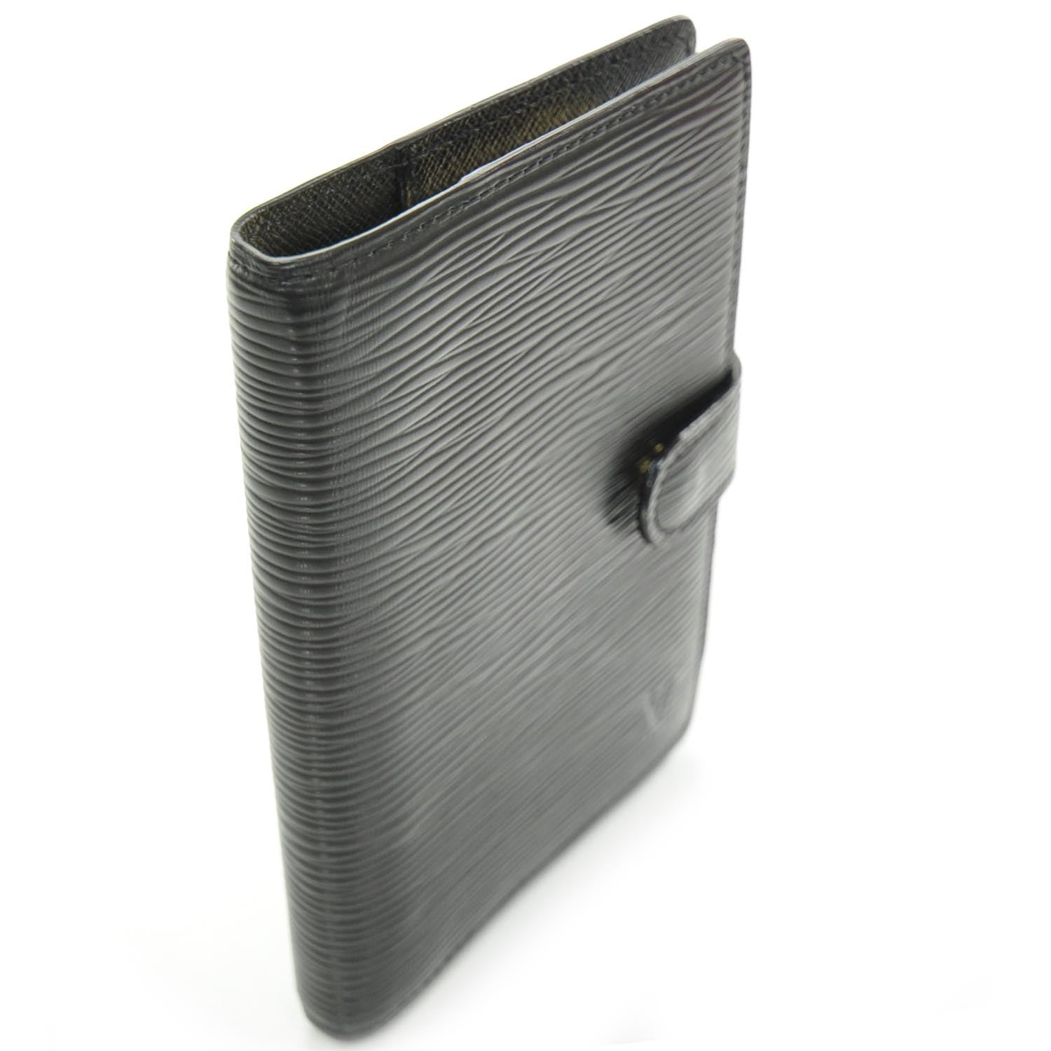 Louis Vuitton Epi Small Ring Agenda Notepad Pen Black 3 of 8