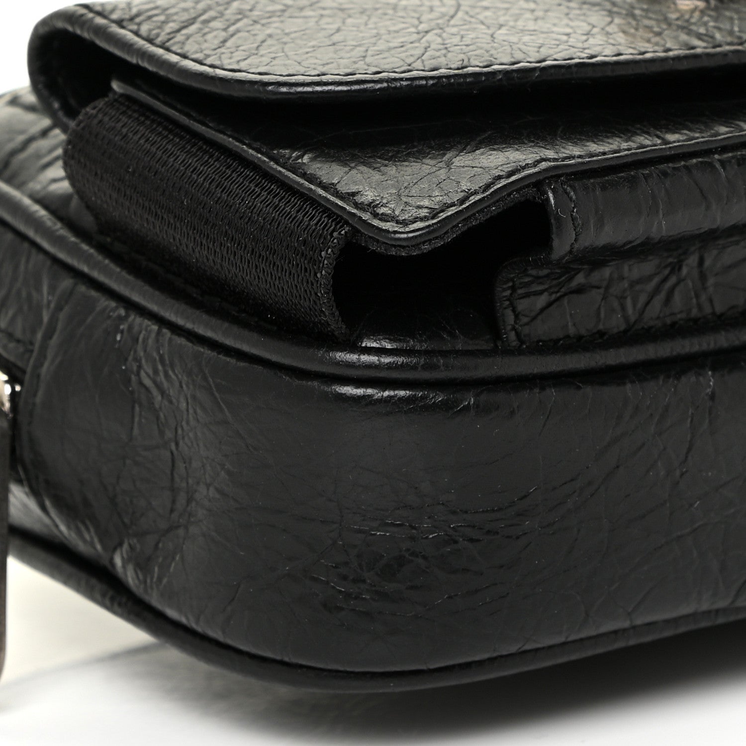 Gucci Fluffy Calfskin Mini Morpheus Belt Bag 90 36 Black 9 of 11