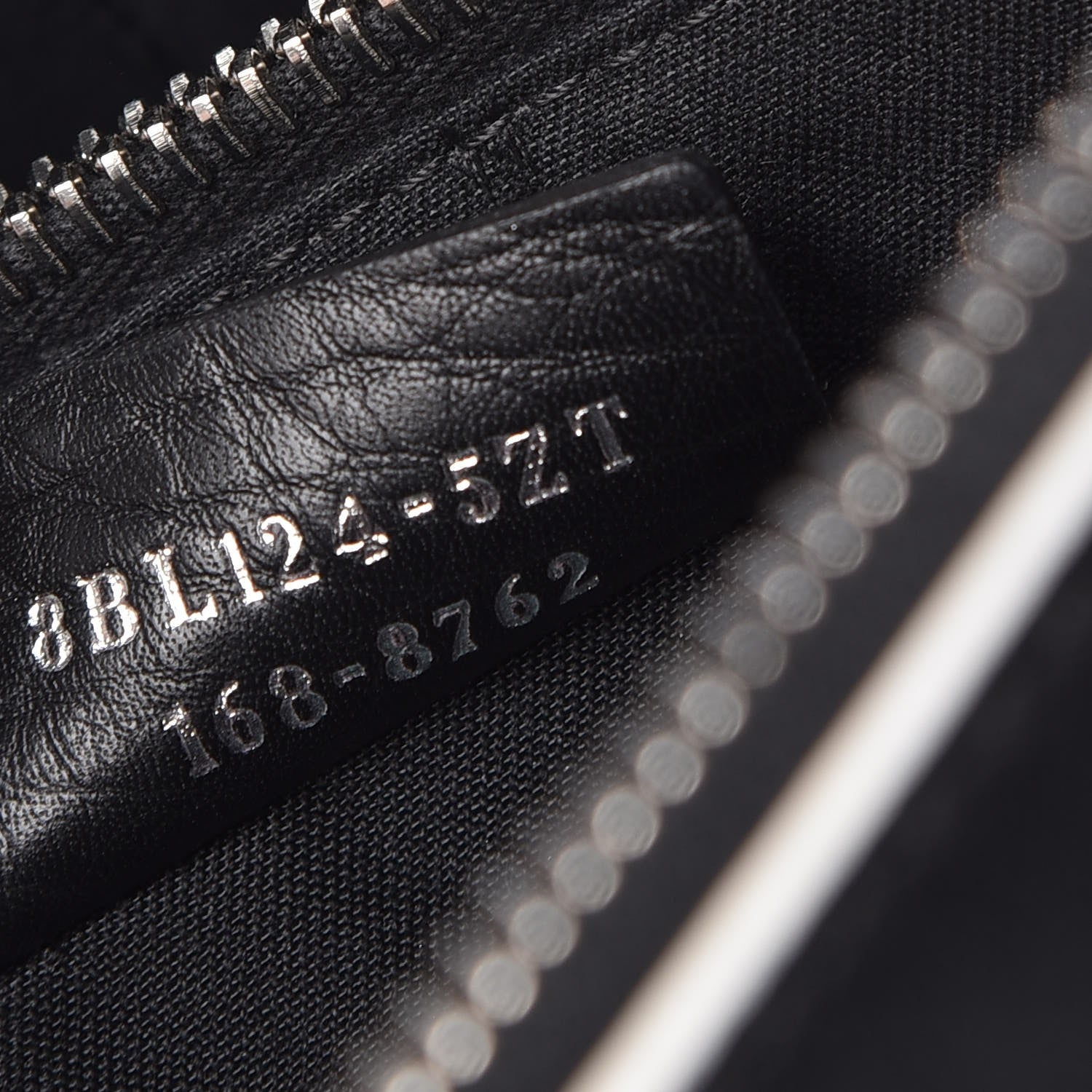 Fendi Vitello Dolce Croc Tail Studded Medium By The Way Boston Bag Black Multicolor 9 of 10