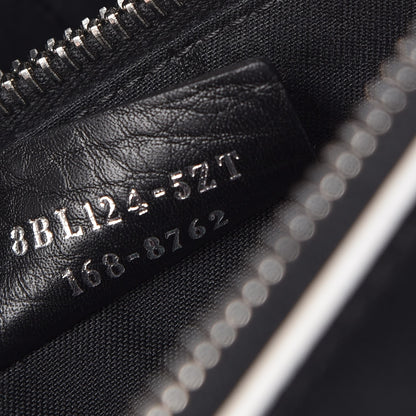Fendi Vitello Dolce Croc Tail Studded Medium By The Way Boston Bag Black Multicolor 9 of 10