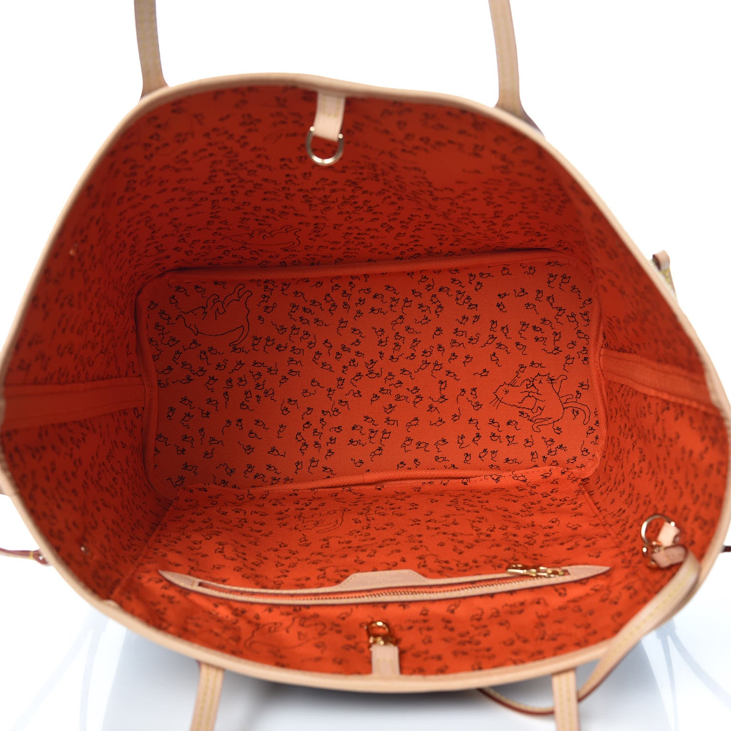 Louis Vuitton Catogram Neverfull MM Marron 6 of 11