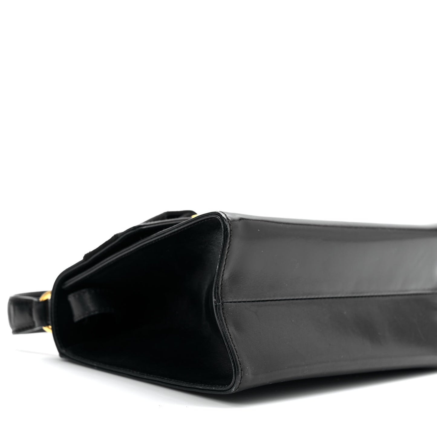 Calfskin Vera Bow Mini Top Handle Crossbody Bag Navy