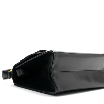 Salvatore Ferragamo Calfskin Vera Bow Mini Top Handle Crossbody Bag Navy 7 of 9