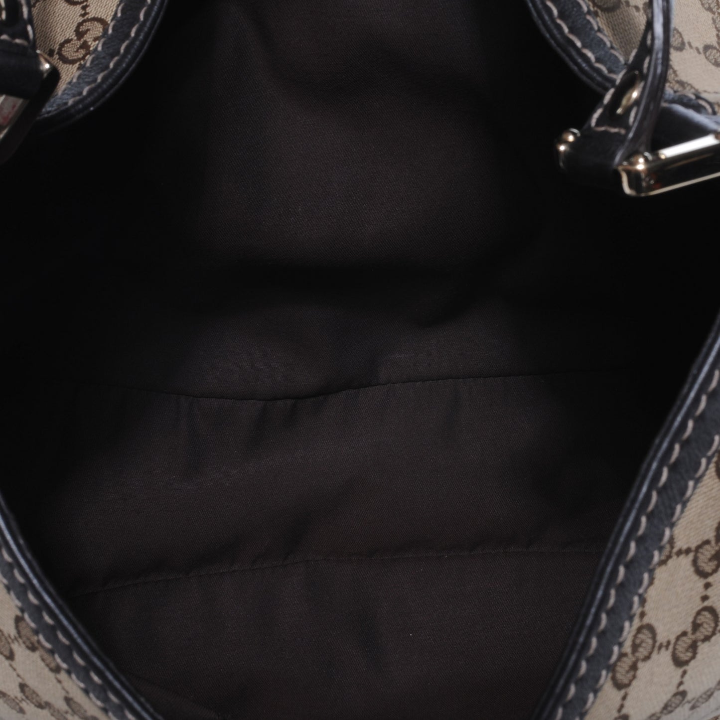 Monogram New Ladies Web Large Hobo Ebony
