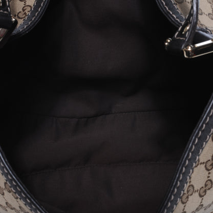 Gucci Monogram New Ladies Web Large Hobo Ebony 6 of 9