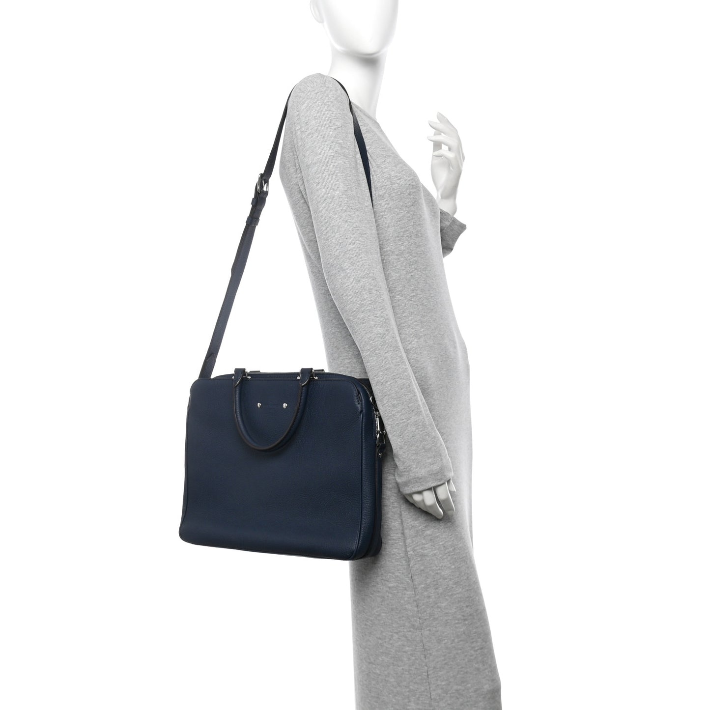 Taurillon Armand Briefcase Blue