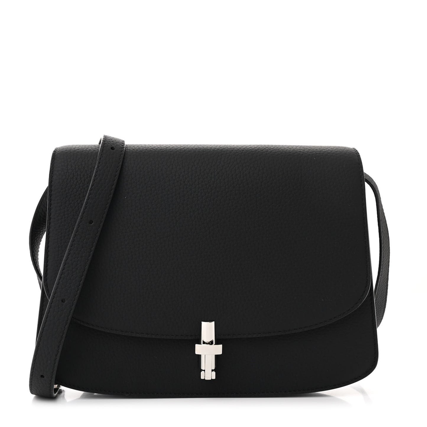 Grained Calfskin The Sofia 10 Crossbody Black