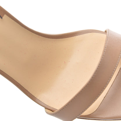 Christian Louboutin Shiny Nappa PVC Jonatina 100 Sandals 39 Nude 16 of 20