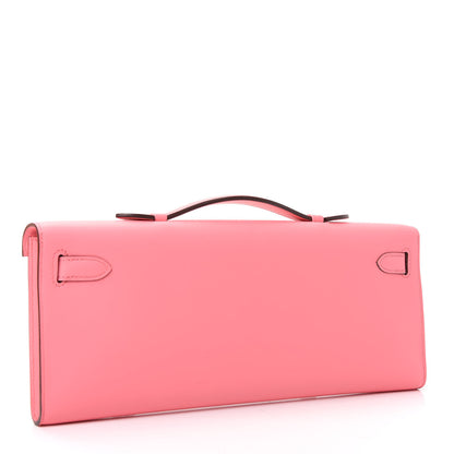 Hermes Swift Kelly Cut Clutch Pochette Rose D'Ete 3 of 7