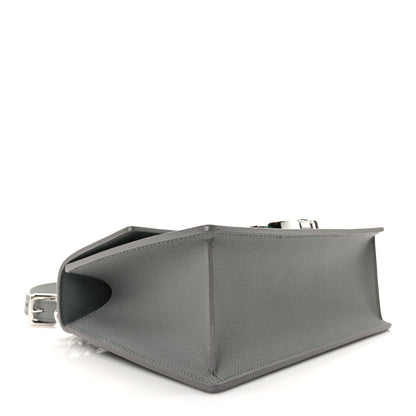 Christian Dior Grained Calfskin 30 Montaigne Chain Flap Bag Grey 4 of 14