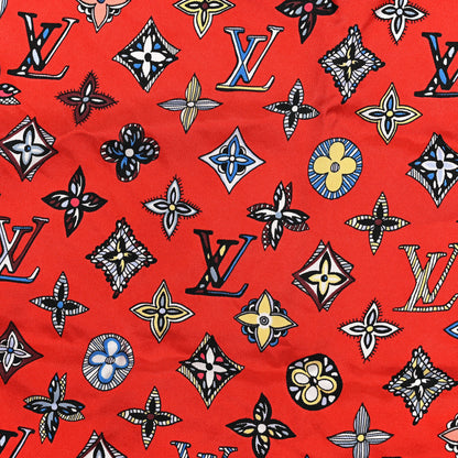 Louis Vuitton Silk Monogram Innocence Square Scarf Multicolor 2 of 3