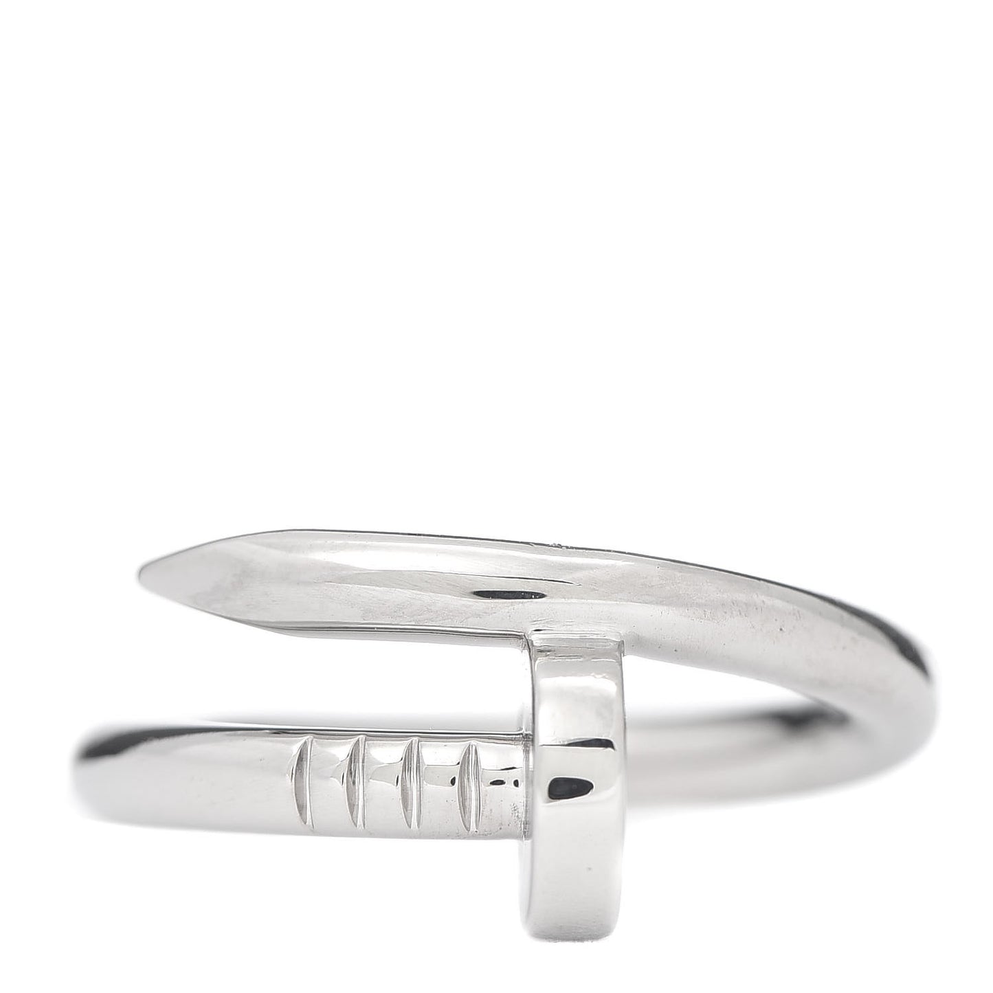 18K White Gold Juste Un Clou Ring 55 7.25