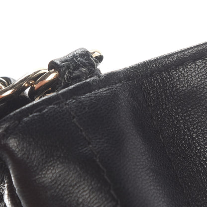 Chanel Lambskin Chevron Quilted Mini Rectangular Flap Black 11 of 21